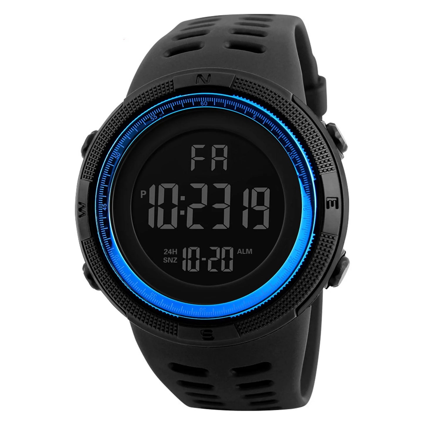 Men Digital Sports Watch Waterproof Casual Luminous Stopwatch Alarm Simple Army Watch for Running Climbing Fishing