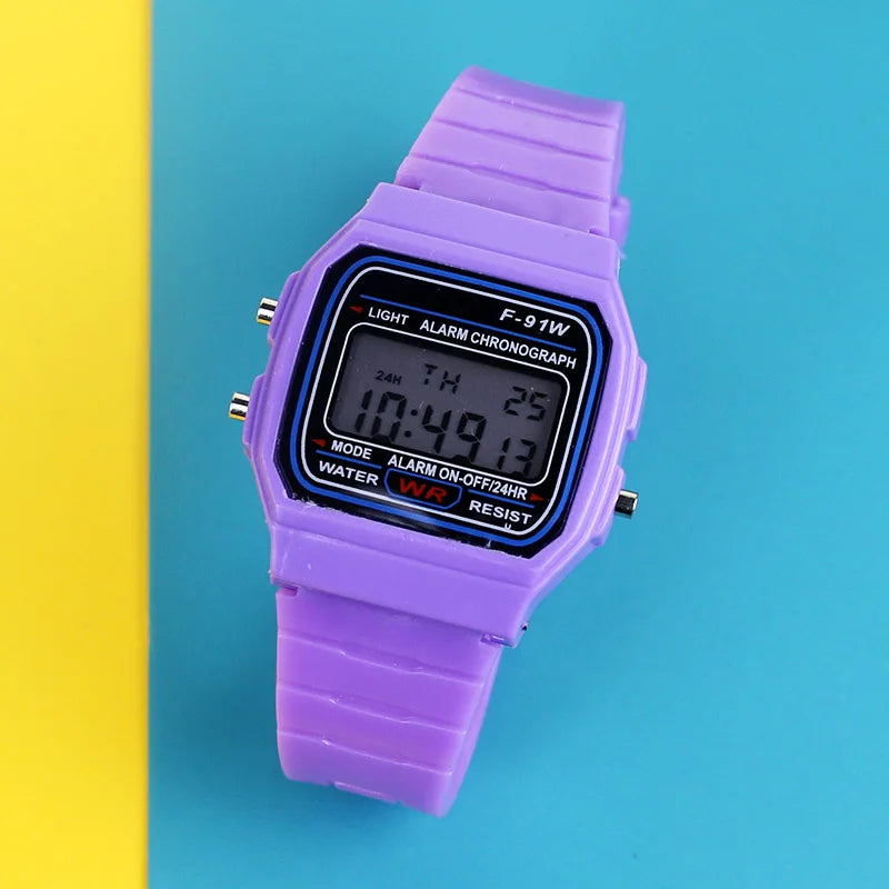 New Electronic Watches for Women Men Rose Gold Rubber Strap LED Digital Wristwatch Ladies Sport Clock Relogio Feminino