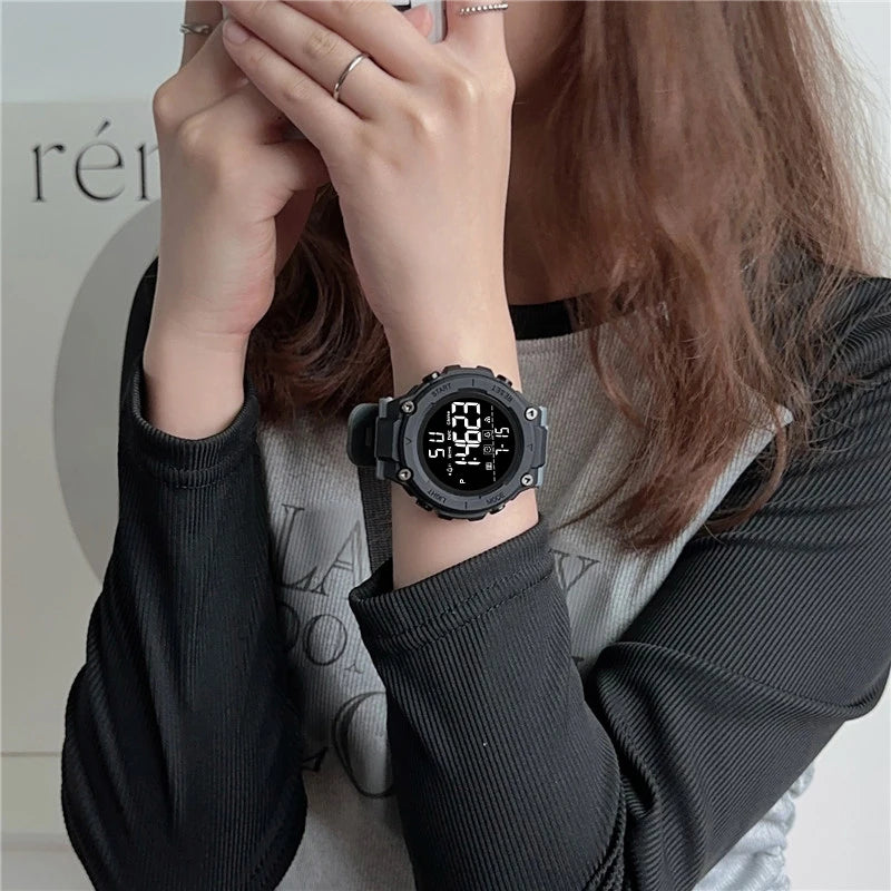 Men's Watches |   Led+Timer+Stopwatch+Alarm Clock |   Lightweight and Resistant to Falls |   Men's and Women's Gym Outdoor Universal Fashion Electronic Watch