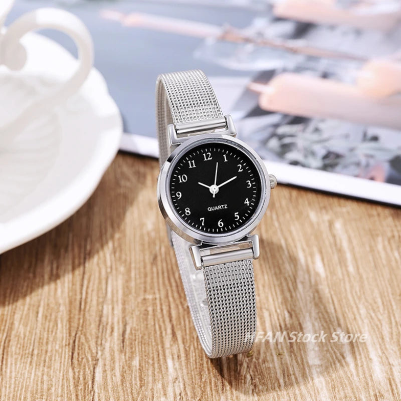Women silver Bracelet Watch