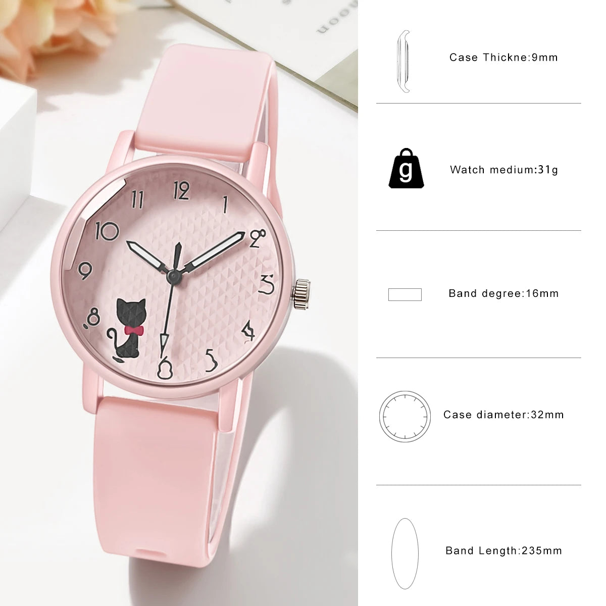 Women Watch Casual Wristwatch Quartz Watches For Women Clock Ladies Silicone Strap Watches Gift Reloj Mujer relogio feminino