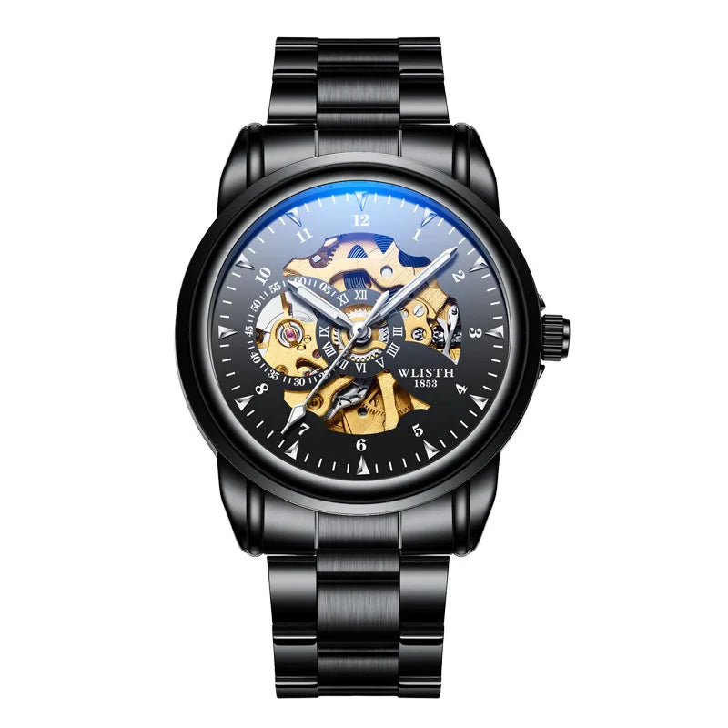 Man Watch Original Design Watch Machinery Men 's Watches Luxury Hollowing Watches For Men Waterproof Automatic Watch Mens Gifts