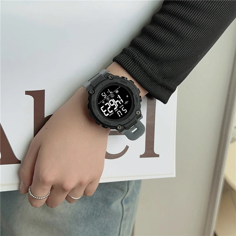 Men's Watches |   Led+Timer+Stopwatch+Alarm Clock |   Lightweight and Resistant to Falls |   Men's and Women's Gym Outdoor Universal Fashion Electronic Watch