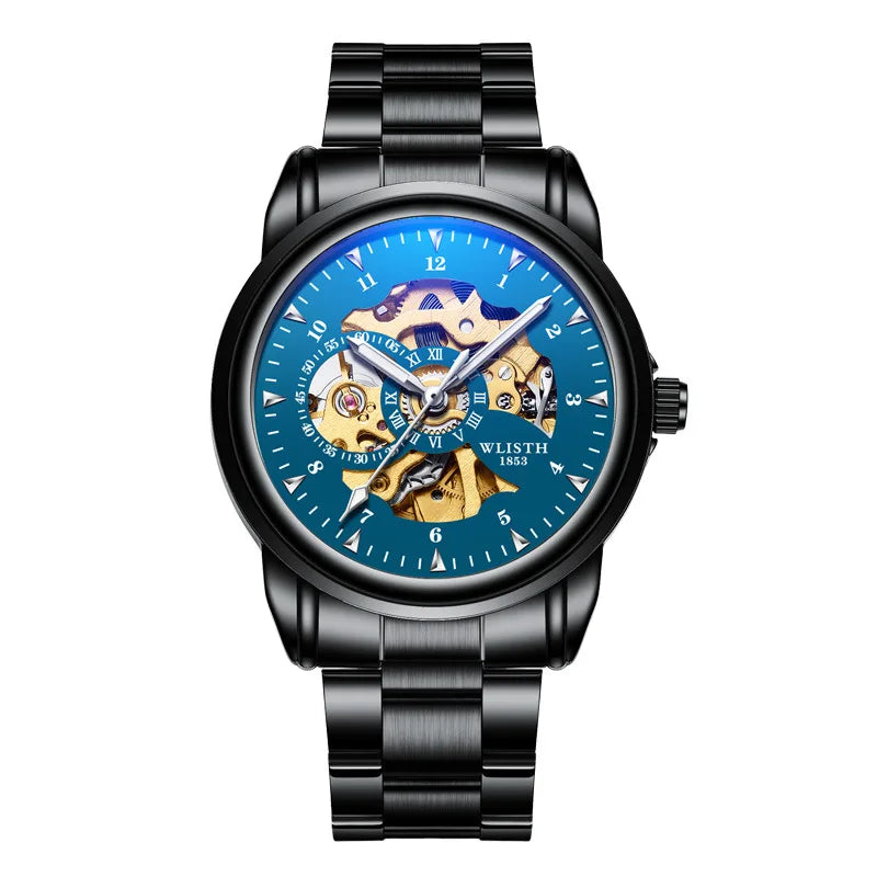 Man Watch Original Design Watch Machinery Men 's Watches Luxury Hollowing Watches For Men Waterproof Automatic Watch Mens Gifts