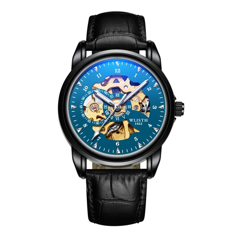 Man Watch Original Design Watch Machinery Men 's Watches Luxury Hollowing Watches For Men Waterproof Automatic Watch Mens Gifts
