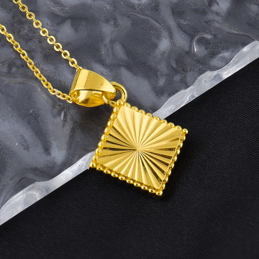 Costume Jewelry Set Gold Plated Earrings Necklace Set for Women Morocco America Dainty Classic Jewelry Set For Party Weddding