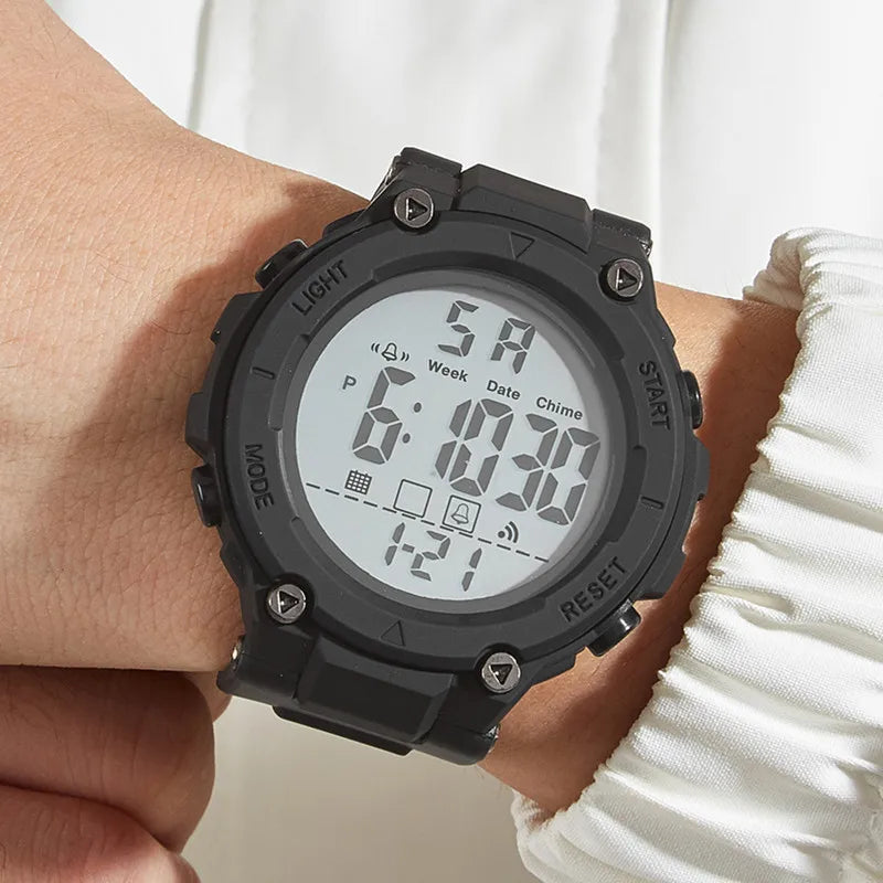 Men's Watches |   Led+Timer+Stopwatch+Alarm Clock |   Lightweight and Resistant to Falls |   Men's and Women's Gym Outdoor Universal Fashion Electronic Watch