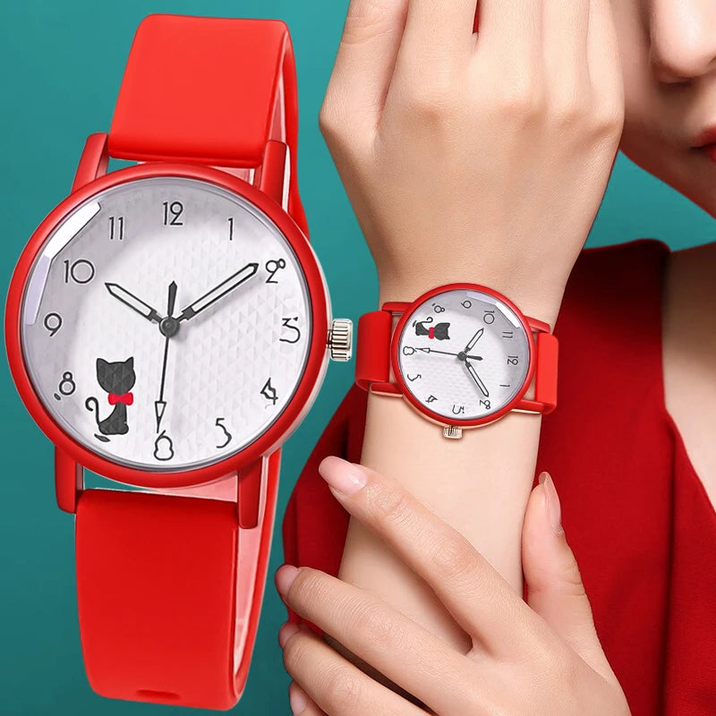 Women Watch Casual Wristwatch Quartz Watches For Women Clock Ladies Silicone Strap Watches Gift Reloj Mujer relogio feminino