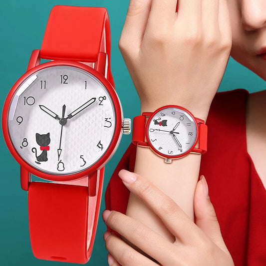 Women Watch Casual Wristwatch Quartz Watches For Women Clock Ladies Silicone Strap Watches Gift Reloj Mujer relogio feminino