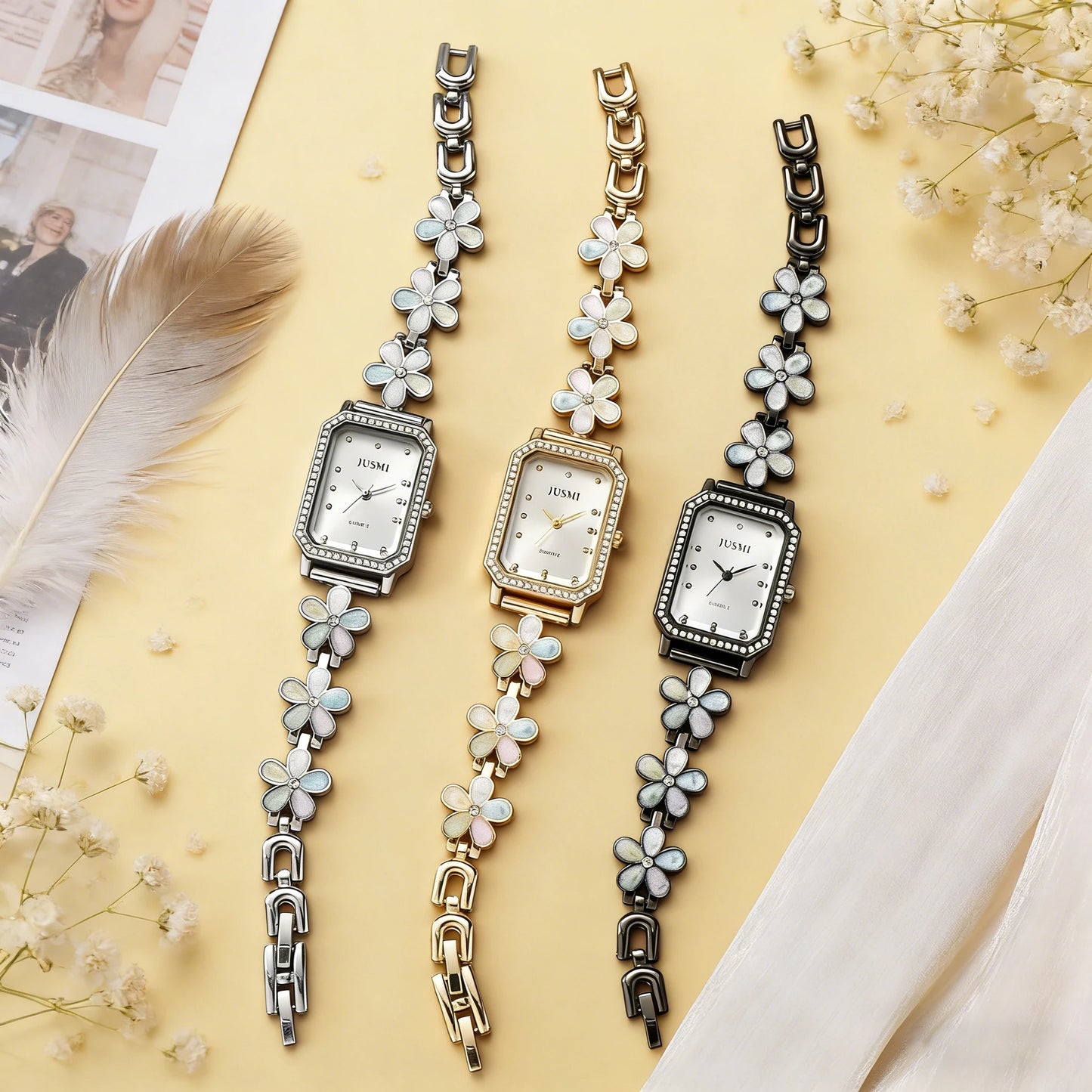 Wristwatch – Women’s Model 2026, New Square Design, Lightweight Luxury, Small-Circle Bracelet Style, Stylish and High-End, Gift