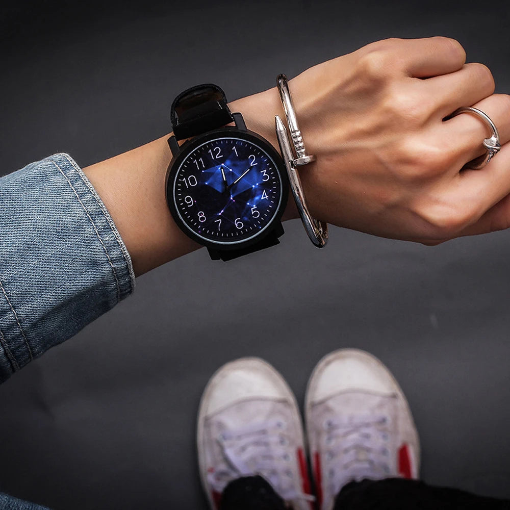 Fashion Wrist Watch Women  Quartz Wristwatches For Ladies Clock Female Hours Hodinky Montre Femme Large Dial PU