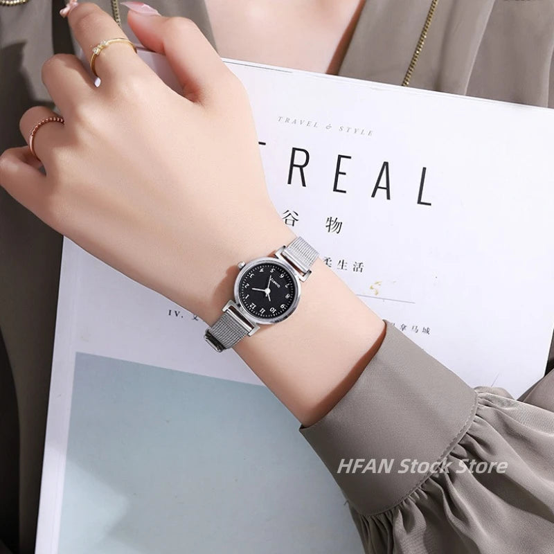 Women silver Bracelet Watch