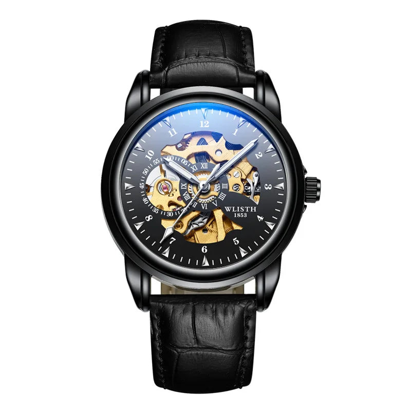Man Watch Original Design Watch Machinery Men 's Watches Luxury Hollowing Watches For Men Waterproof Automatic Watch Mens Gifts