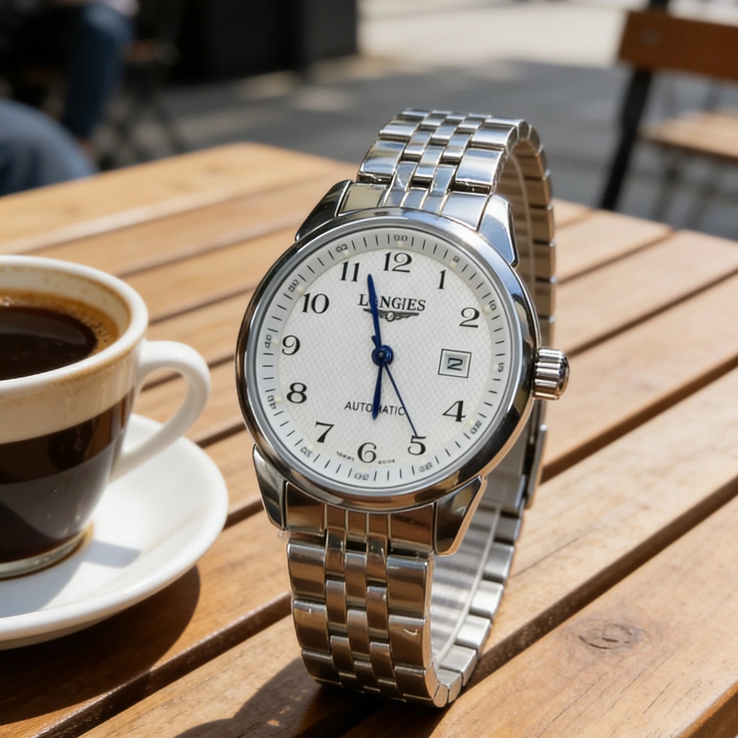 High-End Women's Wristwatch, Luxury Brand Design, Stainless Steel Strap, White Dial, Date Display, Waterproof, Quartz Movement, Perfect Gift for Mother, Girlfriend, Wife
