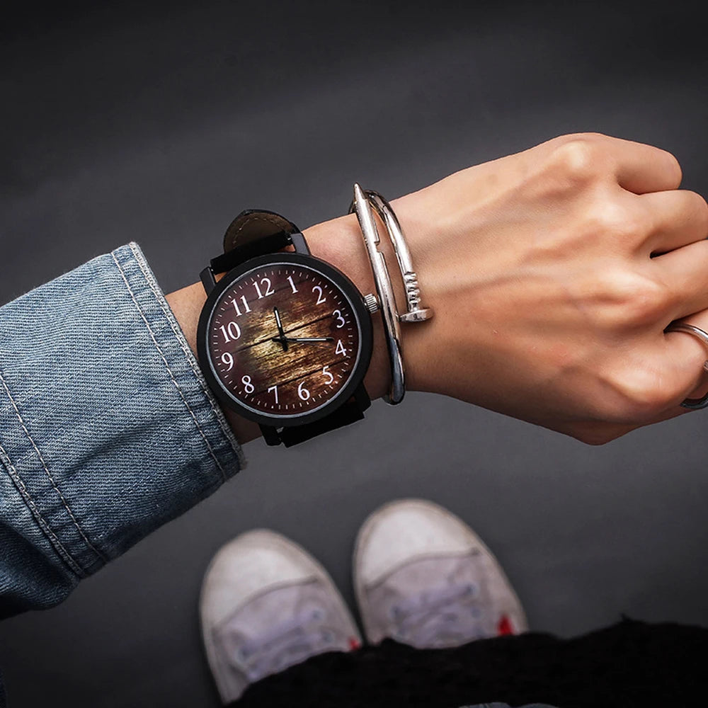 Fashion Wrist Watch Women  Quartz Wristwatches For Ladies Clock Female Hours Hodinky Montre Femme Large Dial PU