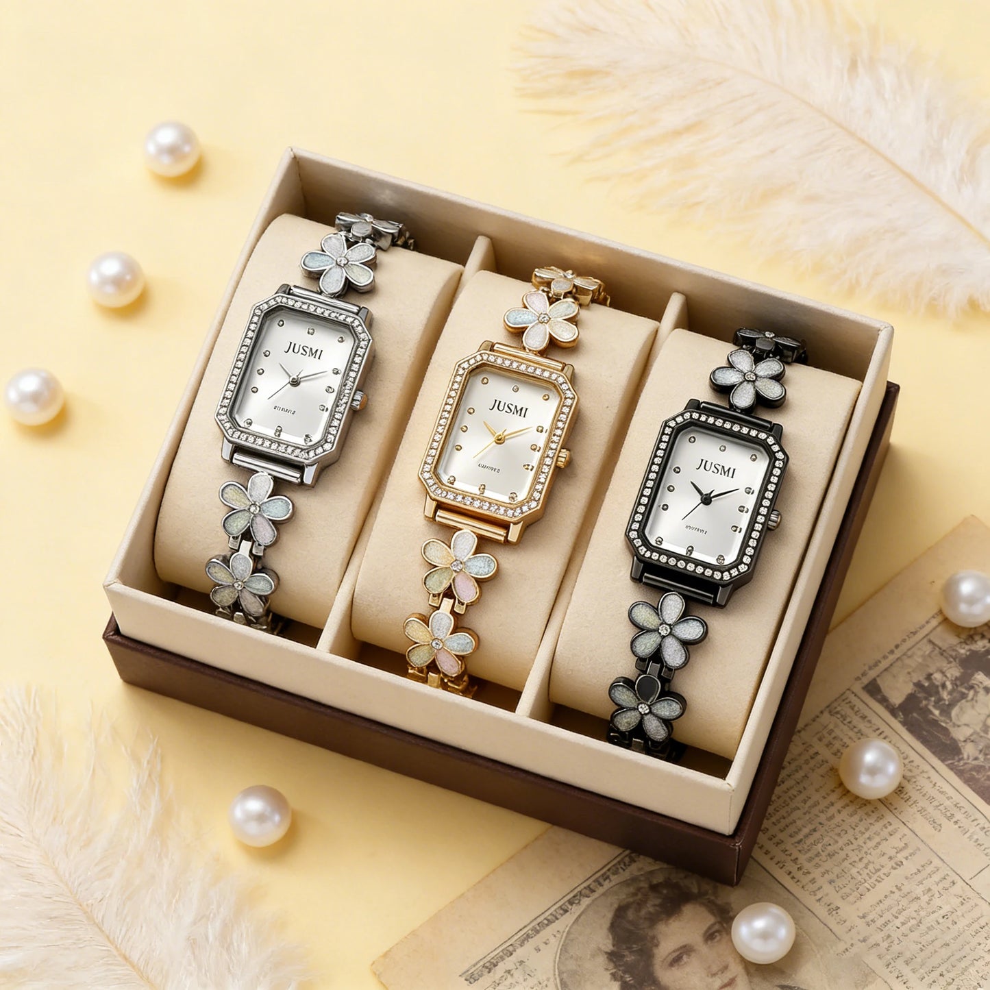 Wristwatch – Women’s Model 2026, New Square Design, Lightweight Luxury, Small-Circle Bracelet Style, Stylish and High-End, Gift