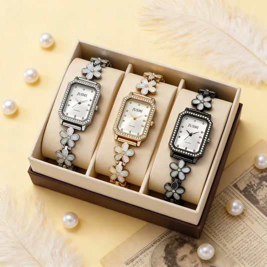 Wristwatch – Women’s Model 2026, New Square Design, Lightweight Luxury, Small-Circle Bracelet Style, Stylish and High-End, Gift